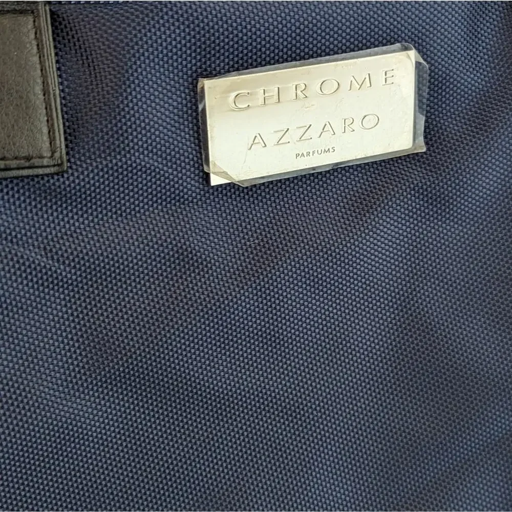 Chrome Azzaro Duffle Bag Navy Blue & Black